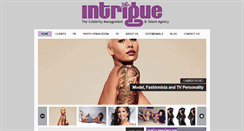 Desktop Screenshot of intriguemanagement.co.uk